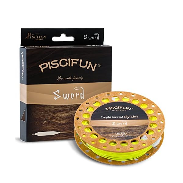 Piscifun-Sword-Weight-Forward-Floating-Fly-Fishing-Line-with-Welded-Loop-WF3-4-5-6-7-8wt-90-100FT