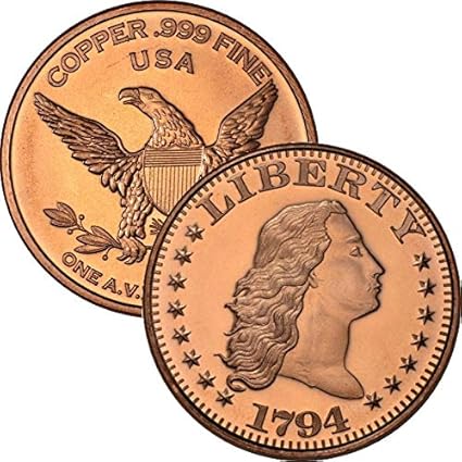 Amazon Com Private Mint Currency Design 1 Oz 999 Pure Copper