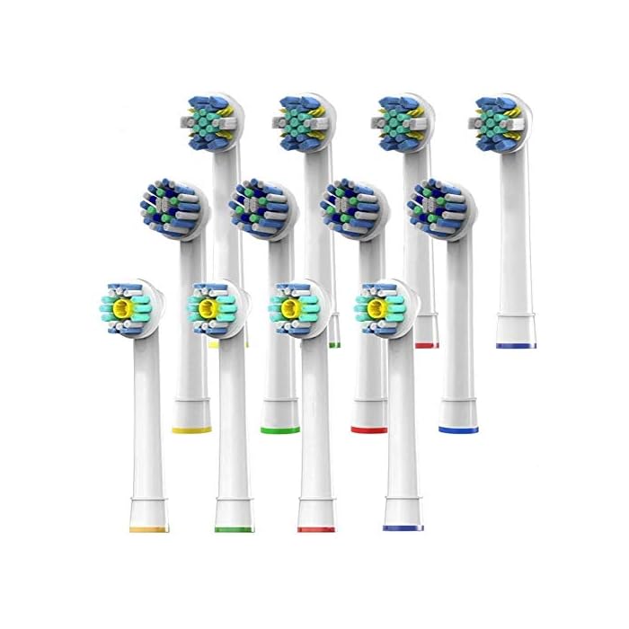 Pearl Enterprises Replacement Toothbrush Heads for Oral B- 12 PK Electric Toothbrush Assorted Heads Refill Fits Oral-b…