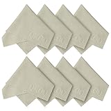 Microfiber Cleaning Cloths (8 Pack) - QKOO Cleaning Cloths - for Camera Lenses, Camera Screens and Any Other Delicate Surface (8 Grey, 6 x 7 inches (15cm x 18cm)) QK4
