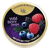 Cavendish & Harvey Wild Berry Drops 7oz, Metal Tin