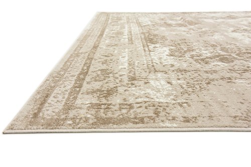 Unique Loom Sofia Collection Beige 9 x 12 Area Rug (9' x 12')