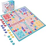 Buluwans Ludo Board Game and Jigsaw Puzzles 2 in 1