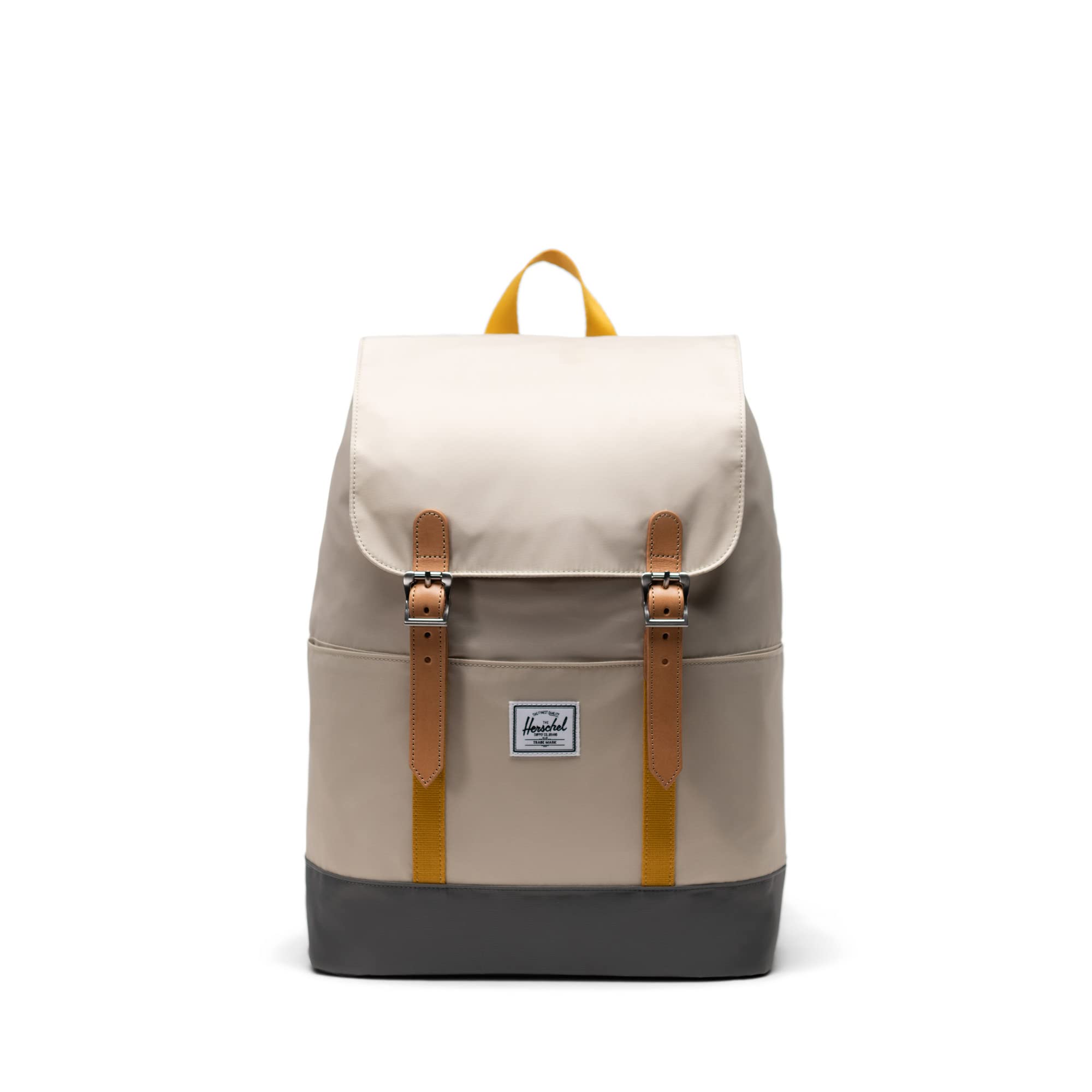 HERSCHEL 11247-05742 RETREAT SMALL Sports backpack Unisex Adult LIGHT PELICAN/HARVEST GOLD Size Unica