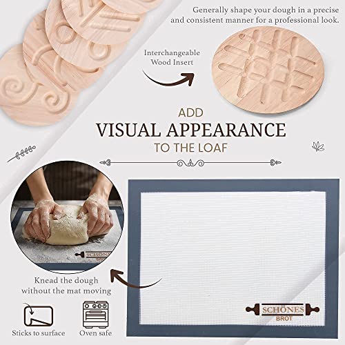 10" Bread Proofing Basket Kit Bread Making Set Brings The Bakery To