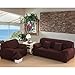 Boshen Stretch Seat Chair Covers Couch Slipcover Sofa Loveseat Cover 9 Colors/4 for 1 2 3 4 Four People Sofa + 1 Pillowcase