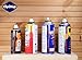 Clip2Keep Starter Kit - 10 Spray Can Straw Holders with 2 Extra Straws - Plastic Clip with Self-Adhesive Pad (5 Blue/5 Yellow) for Corrosion Inhibitor, Silicone Spray, Lock and Bike Chain Lubricant