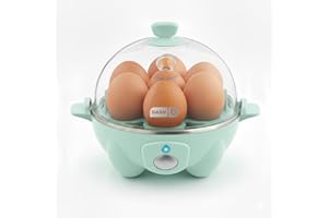 Dash Rapid Egg Cooker - Boiler, Poacher & Steamer - Includes Measuring & Recipe Guide - Dishwasher Safe - BPA Free - Holds 7