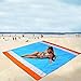 Hisung Sand Free Beach Nlanket, Quick Drying Portable Compact Lightweight Beach Mat – Water/Heat Resistant–Sand Proof Outdoor Beach Blanket for Travel, Camping, Hiking and Music Festivals (82‘’×79‘’)thumb 4
