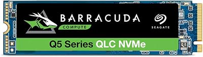 Seagate BarraCuda Q5 1TB NVMe SSD M.2 PCIe Gen3 x4 Internal ZP1000CV3A001