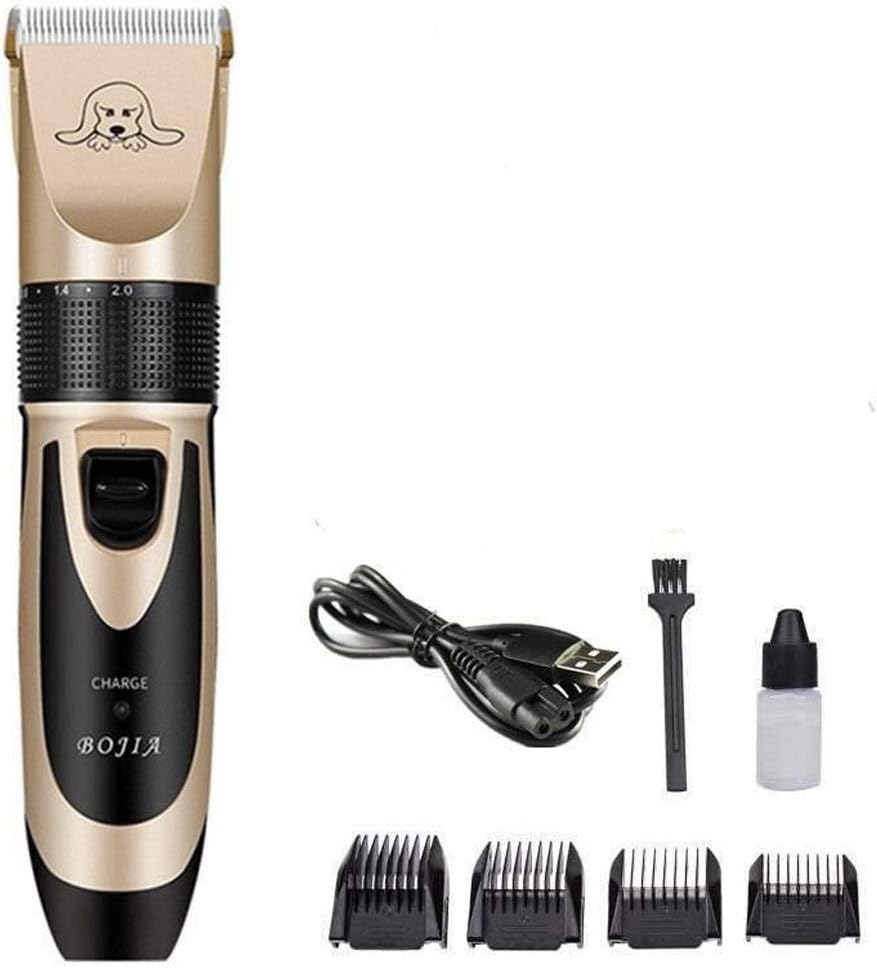 Dsood Dog Grooming Clippers, Professional Pet Grooming Kit Rechargeable Pet Shaver Cordless Silent Dog Hair Trimmer Cordless Electric Quiet Hair Clippers Set for Dogs Cats Pets