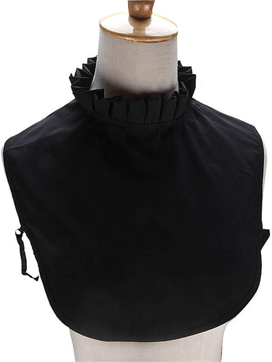 WEIHEE Fake Collar Half Shirt Collars Simple Ruffles Stand Collars Detachable Blouse False Choker For Women & Girls
