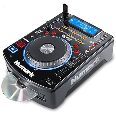 Numark NDX500 USB/CD Player und DJ Controller, Schwarz