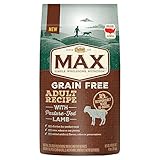 Nutro MAX Adult Grain Free With Pasture Fed Lamb Dry Dog Food, 4 lbs.