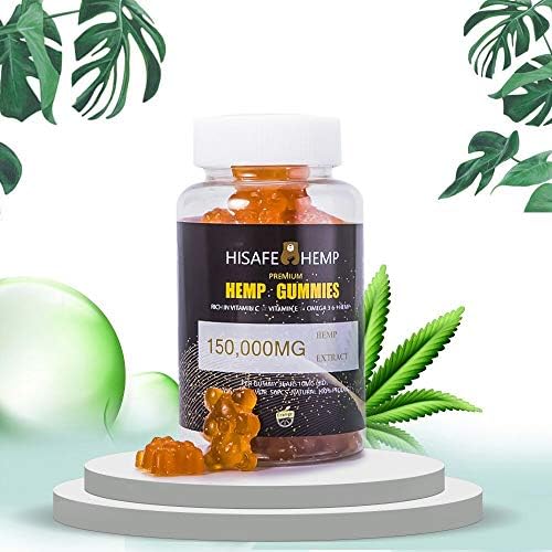 Hisafe Hemp Gummies ヘンプグミ 000mg オレンジ味 Omega １着でも送料無料 150 3 6 9 50pcs