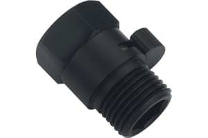 HAMOLER Shower Shut Off Valve Soild Brass Shower Flow Control Valve G1/2 Water Flow Control Valves for Handheld Shower or Bid