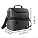 Hap Tim Lunch Box Insulated Lunch Bag Medium Size Cooler Tote Bag for Adult,Men,Women, Double Deck Cooler for Office/Picnic/Travel/Camping(16040-DG)