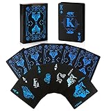 Joyoldelf Waterproof Poker Playing Cards with Wolf Pattern, Plastic PVC Cool Cards with Gift Box, Great for Magic, Cardistry and Party