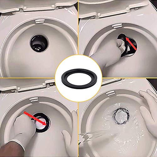Kohree RV Toilet Flush Ball Ring Seal Kit Replacement Gaskets Sealand Parts for Dometic RV