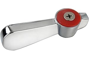 Sepaitek Commercial Faucet Handle Replacement Sink Faucet Handles 3-inch Hot/Cold Faucet Wrist Handle Kit,Suitable for Commercial Kitchen Faucets(Red)