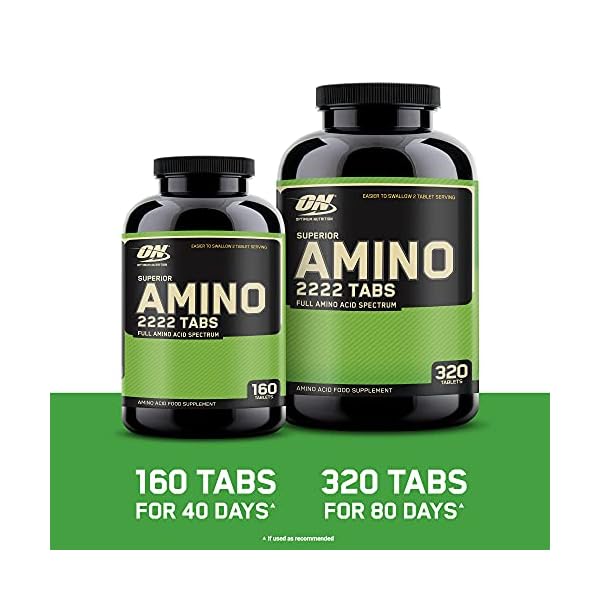 Optimum-Nutrition-ON-Superior-Amino-2222-Essential-Amino-Acids-Tablets-EAA-BCAA-Unflavoured-160-Servings-320-Tablets Optimum Nutrition ON Superior Amino 2222, Essential Amino Acids Tablets, EAA, BCAA, Unflavoured, 160 Servings, 320…