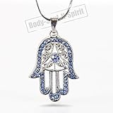 Hamsa Hand Necklace - Evil Eye Jewelry for Success and Protection