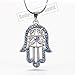 Hamsa Hand Necklace - Evil Eye Jewelry for Success and Protection