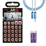 Teenage Engineering PO-28 Pocket Operator Robot Lead Synthesizer/Sequencer Bundle with Blucoil 3-Pack of 7