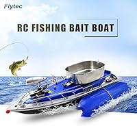 Cigooxm Flytec Intelligent Wireless Electric RC Fishing Bait Boat Remote Control Fish Finder Ship Searchlight Toys