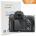 Nikon D750 LCD Tempered Glass Screen Protector, Poyiccot Optical 9H Hardness 0.33mm Ultra-Thin DSLR Camera Tempered Glass With Shoulder Screen Protector for Nikon D750