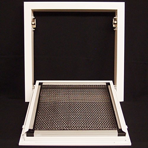 14" X 14" Aluminum Return Filter Grille with Easy Push Self Lock & Re