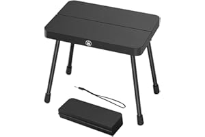 Outdoor Folding Stool, Aluminum Alloy Small Chair for Camping Fishing, Portable Mini Travel Hiking Foldable Bench, 300 lbs Ca