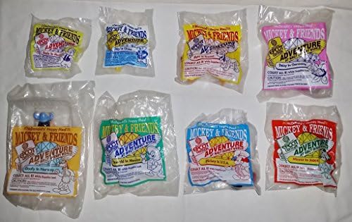 McDonalds - Epcot Center Adventure at Disney World Happy Meal Set +U3 - 1993