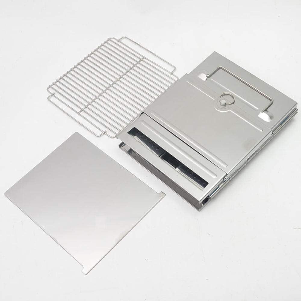 review CHOUCHOU Flower Stand Adjustable Portable Grill Stable and Robust Warm preheating Suitable for Outdoor use