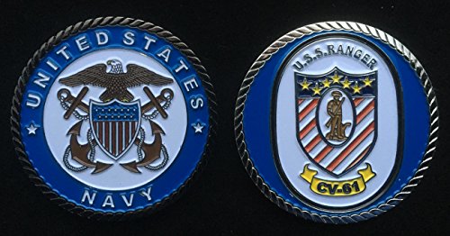 USS Ranger CV-61 (Officer) Challenge Coin