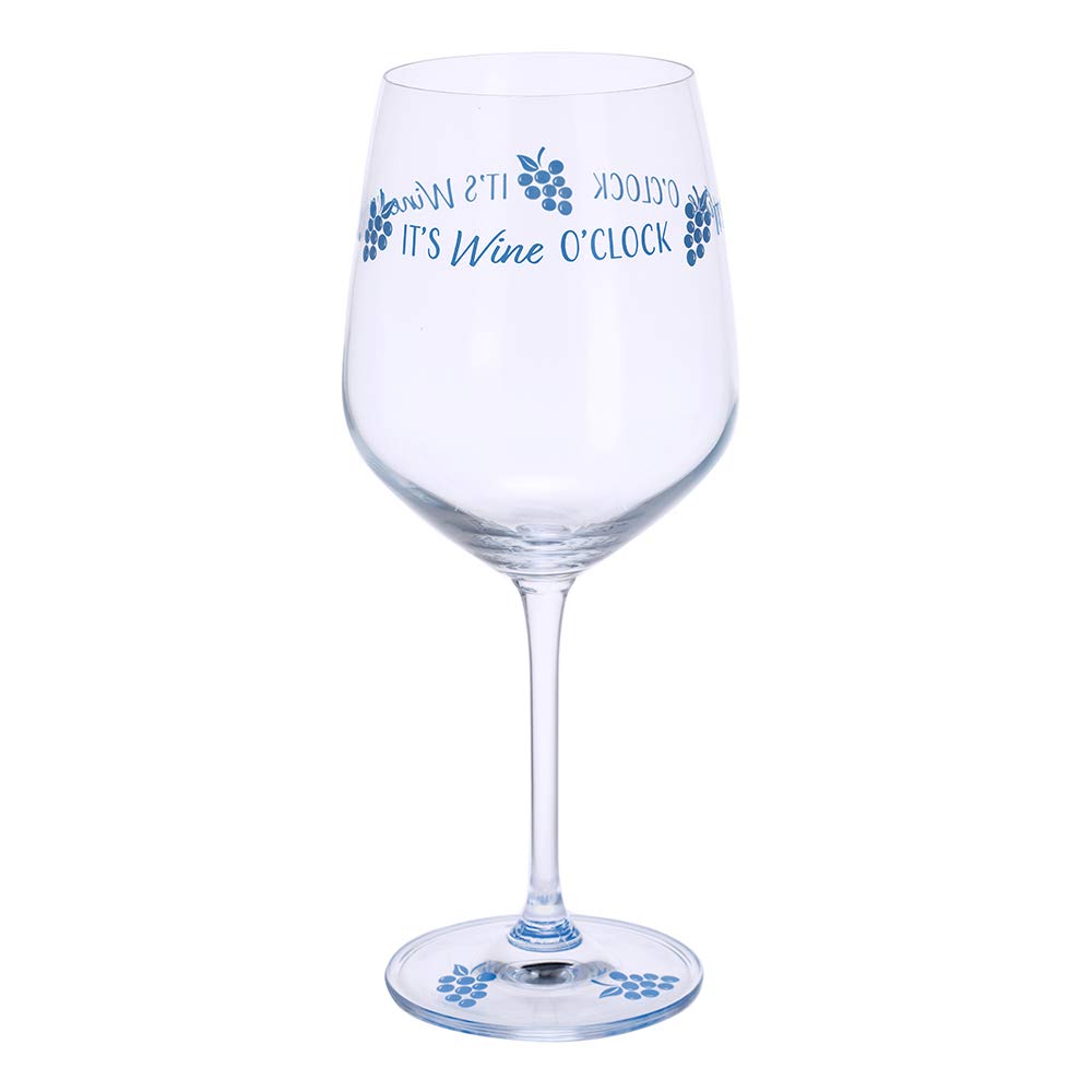 Dartington Crystal Wine Time It's Wine O'clock