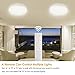B-right LED Ceiling Light Remote Control, 13inch 15W (120W Equivalent), Square Surface Mount Lighting Fixture for Living Room, Bedroom, Dimmable & 3 Colors Available