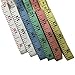 12pcs Tape Measures 60-Inch/150cm Soft Cloth Measuring Tape Weight Loss Medical Body Measurement Sewing Tailor Craft Vinyl Ruler, Has Centimetre Scale on Reverse Side + Gift Card