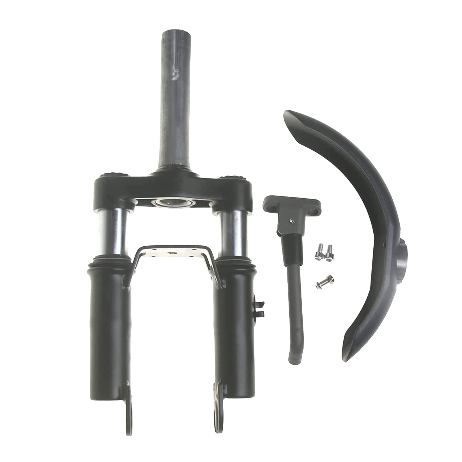 LTSKY Shock Absorber Kit for Xiaomi M365/1S/Essential/Pro/Pro 2/3, Front Suspension Fork + Front Mudguard + Foot Kickstand for Electric Scooter