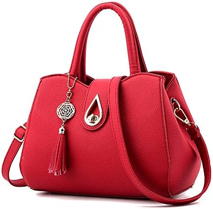 HeyKiss Lady Fashion Sports Delicate Tassel Popular Handbag(Dark Purple)