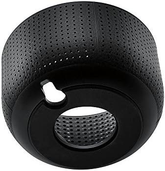 Balerion Base-Genuine leather covered Base for Google vioce-activated device--Leather Black