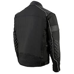 Milwaukee Leather MPM1735 Men's Black Textile