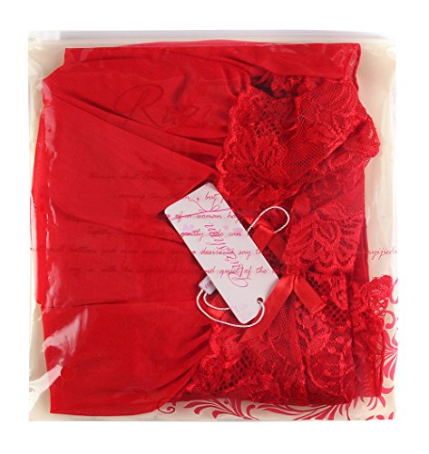 Ruzishun-Sexy-Lingerie-Lace-Splicing-Transparent-Chemise