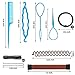 536 Pieces Hair Braiding Tools Include French Twist Bun Makers DIY Hair Styling Tool Kit Hair Braid French Centipede Braiders Hair Bobby Pins Mini Rubber Bands