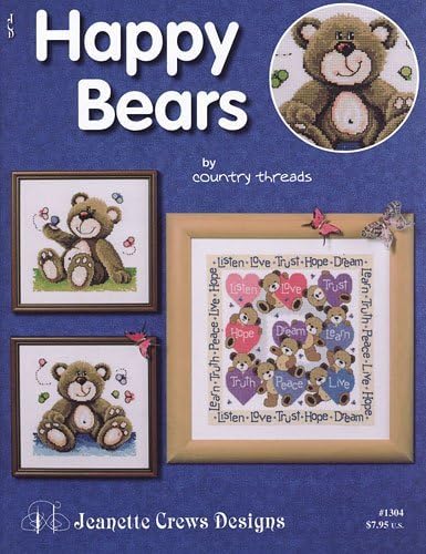 Happy Bears - Cross Stitch Pattern