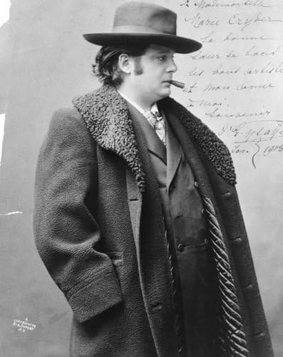 Photographs - 1898 photo Eugene Ysaye, half-length portrait, standing, facing right, with c e5