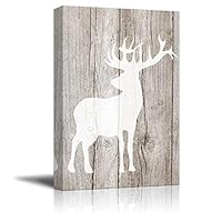 Canvas Wall Art Feather and Animals Canvas Prints Home Artwork Decoration for Living Room,Bedroom - 12x18 inches