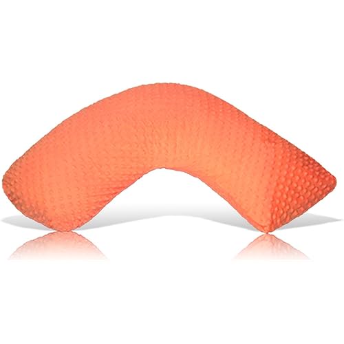 Luna Lullaby Bosom Baby Nursing Pillow, Orange Dot