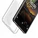 Nokia 6.1 Case,Nokia 6 2018 Case,Yiakeng Waterproof Wallet Slim Soft Glitter Silicone Crystal TPU Phone Cases Full Cover for Nokia 6.1 Case (Clear)