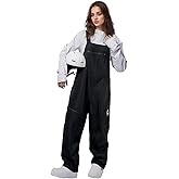 MUTUSNOW Ski Bibs Women and Mens,Waterproof Insulated Snowboard Bib, Windproof Adjustable Bib Snow Pants